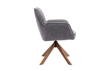 Sonu Lenestol - Grafittgrå - Møbler - Stoler - Spisestuestoler & kjøkkenstoler