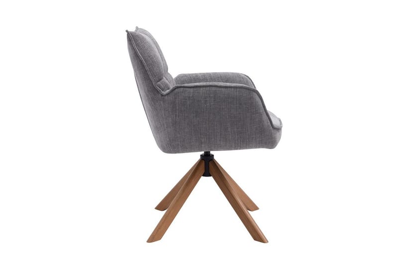 Sonu Lenestol - Grafittgrå - Møbler - Stoler - Spisestuestoler & kjøkkenstoler