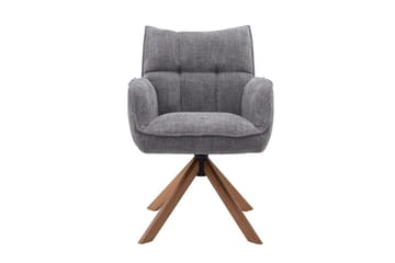 Sonu Lenestol - Grafittgrå - Møbler - Stoler - Spisestuestoler & kjøkkenstoler