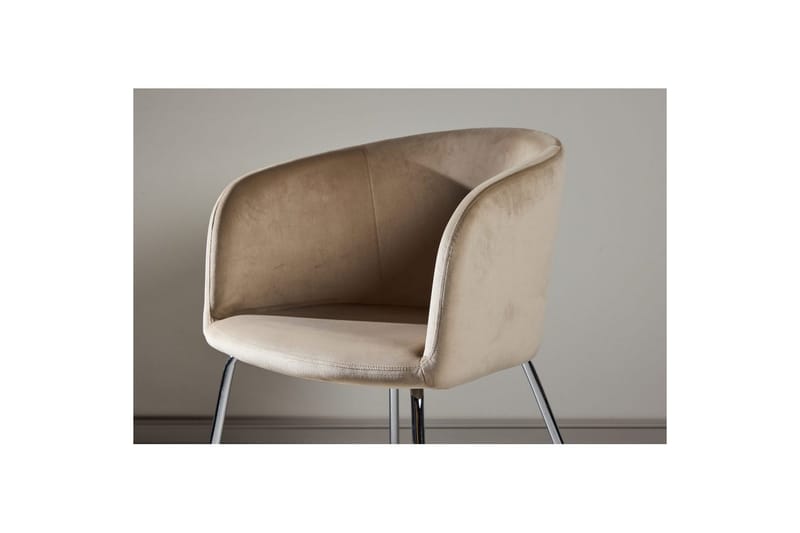 Spisestol Berit - Beige - Møbler - Stoler - Spisestuestoler & kjøkkenstoler