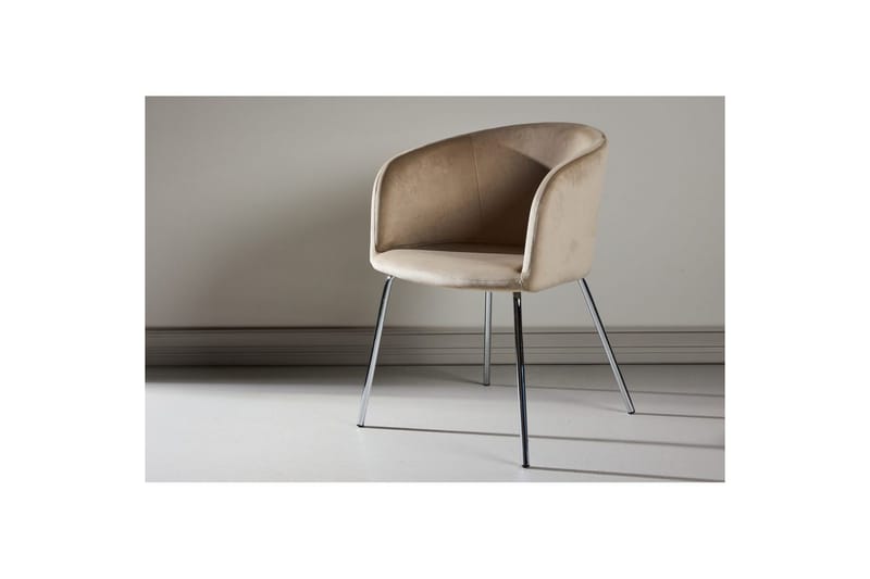 Spisestol Berit - Beige - Møbler - Stoler - Spisestuestoler & kjøkkenstoler