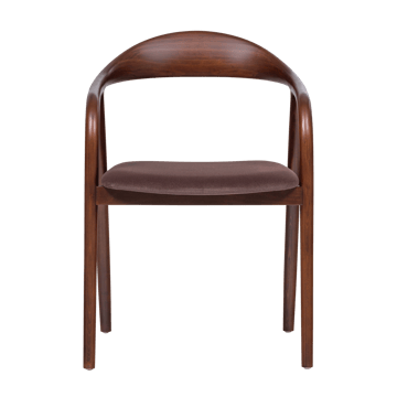 Spisestol Bran med armlener - Brun - Møbler - Stoler - Spisestuestoler & kjøkkenstoler