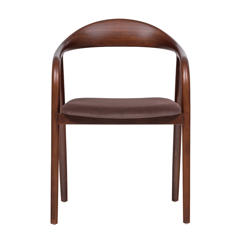 Spisestol Bran med armlener - Brun - Møbler - Stoler - Spisestuestoler & kjøkkenstoler