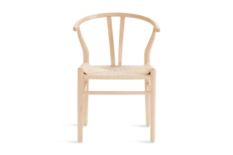 Spisestol Dastoori - Hvitlasert / Eik / Tre / Natur - Møbler - Stoler - Spisestuestoler & kjøkkenstoler