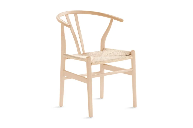 Spisestol Dastoori, Hvitlasert / Eik / Tre / Natur