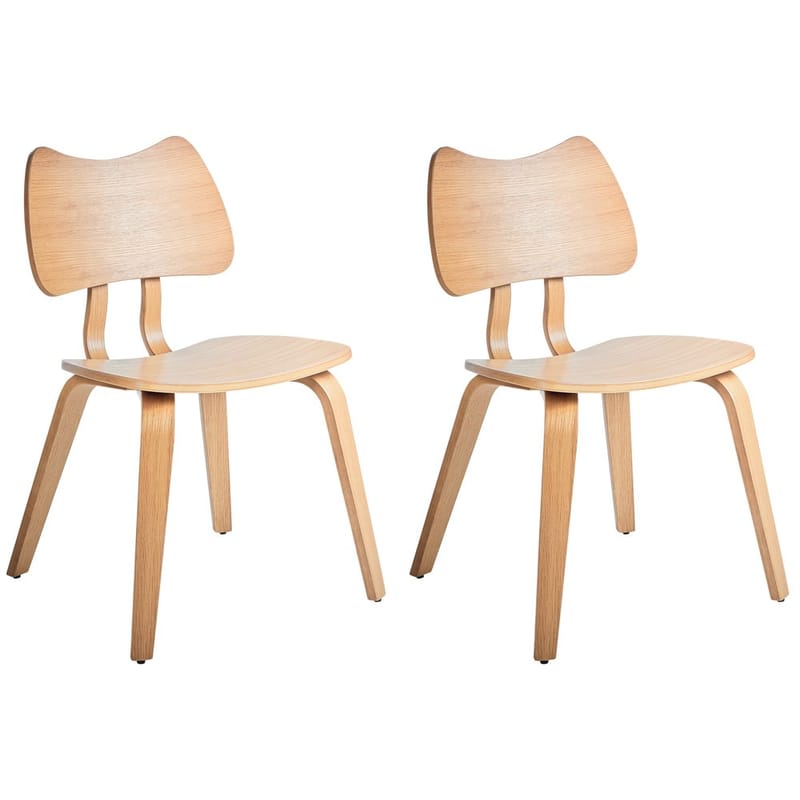 Spisestol Diana 2-pakning, Lys brun