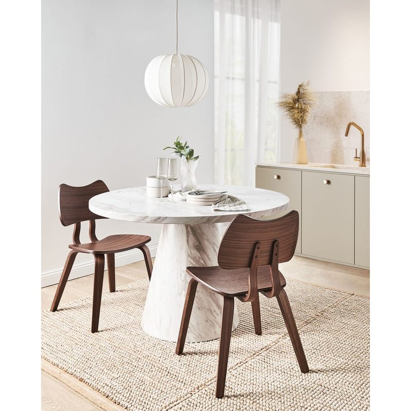 Spisestol Diana 2-pakning - Mørk brun - Møbler - Bord - Spisegruppe