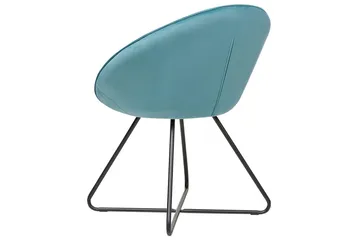 Spisestol Floby ll - Blå, Svart - Møbler - Stoler - Lenestoler