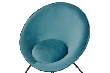 Spisestol Floby ll - Blå, Svart - Møbler - Stoler - Lenestoler