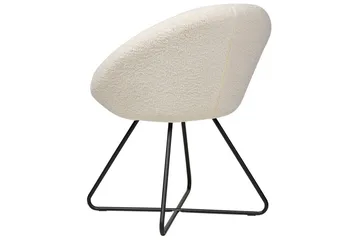 Spisestol Floby ll - Hvit, Svart - Møbler - Stoler - Lenestoler