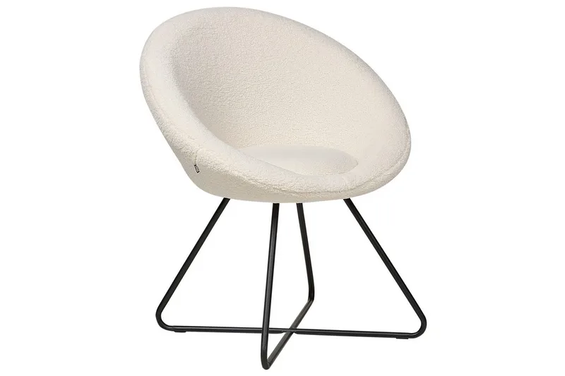 Spisestol Floby ll - Hvit, Svart - Møbler - Stoler - Lenestoler