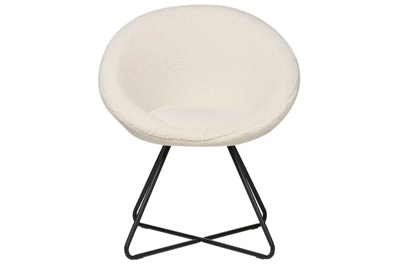 Spisestol Floby ll - Hvit, Svart - Møbler - Stoler - Lenestoler