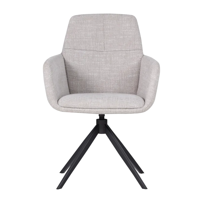 Spisestol Grant med snurrefunksjon - Natur melange - Møbler - Stoler - Karmstol