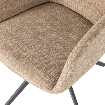 Spisestol Grant med snurrefunksjon - Sand melange - Møbler - Stoler - Karmstol