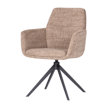Spisestol Grant med snurrefunksjon - Sand melange - Møbler - Stoler - Karmstol
