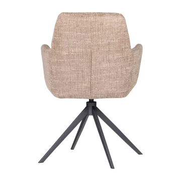 Spisestol Grant med snurrefunksjon - Sand melange - Møbler - Stoler - Karmstol