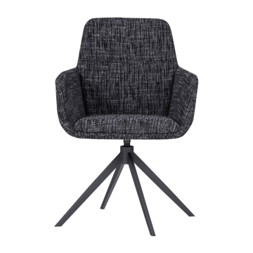 Spisestol Grant med snurrefunksjon - Svart - Møbler - Stoler - Karmstol