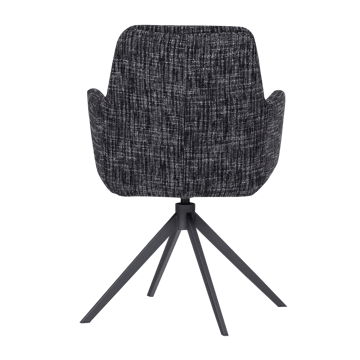 Spisestol Grant med snurrefunksjon - Svart - Møbler - Stoler - Karmstol