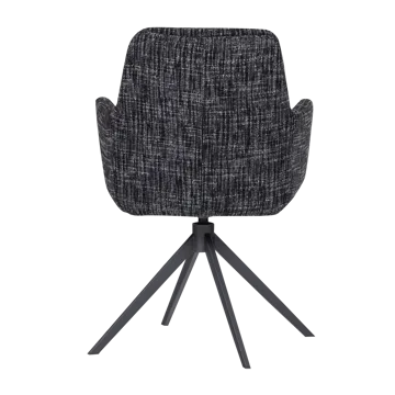 Spisestol Grant med snurrefunksjon - Svart - Møbler - Stoler - Karmstol