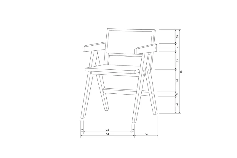 Spisestol Gunn - Møbler - Stoler - Karmstol