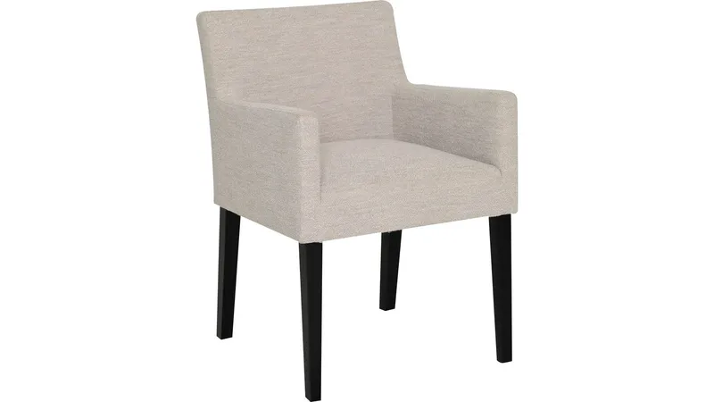 Spisestol Hammar med Armlene i Boucléstoff, beige