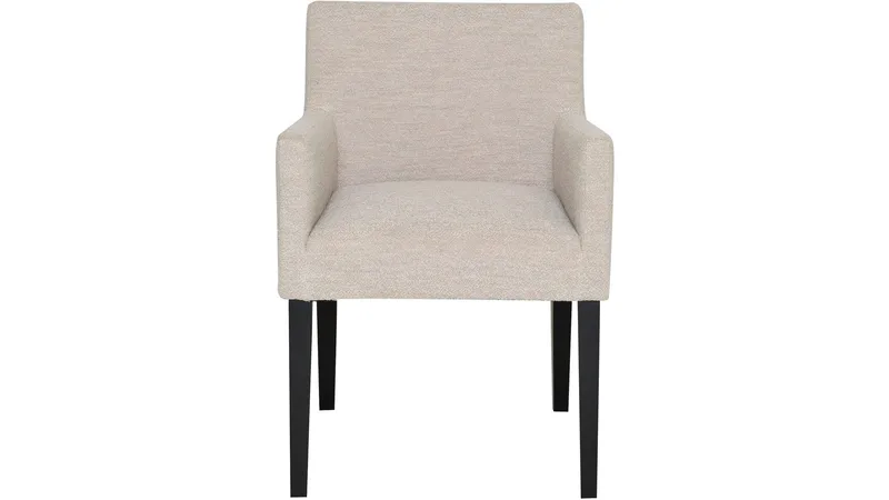 Spisestol Hammar med Armlene i Boucléstoff - beige - Møbler - Stoler - Spisestuestoler & kjøkkenstoler