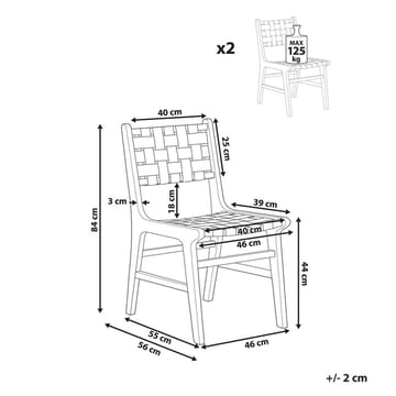 Spisestol Humble 2-pakning - Møbler - Stoler - Spisestuestoler & kjøkkenstoler