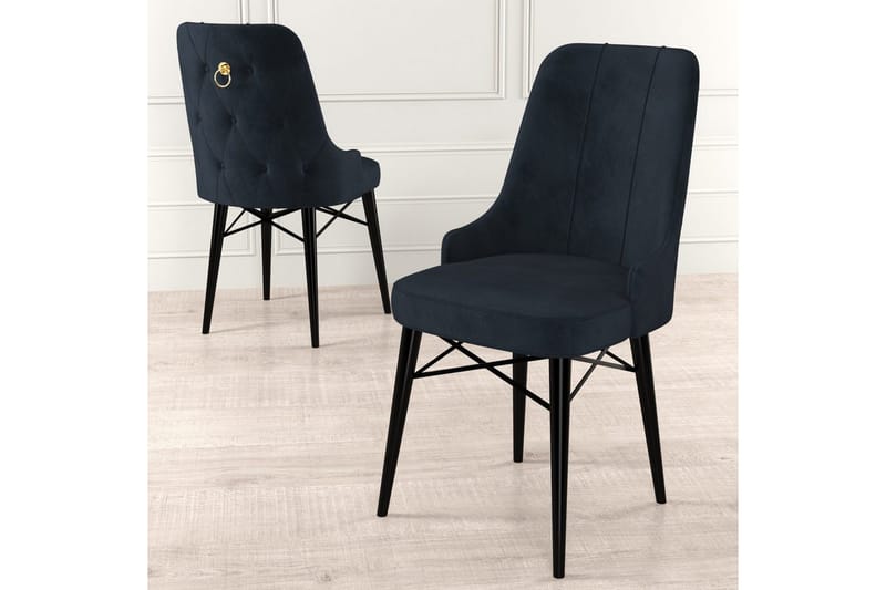 Spisestol Jandela Antrasitt / Svart - Antrasitt / Svart - Møbler - Stoler - Spisestuestoler & kjøkkenstoler