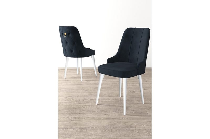 Spisestol Jebi Antrasitt / Hvit - Antrasitt / Hvit - Møbler - Stoler - Spisestuestoler & kjøkkenstoler