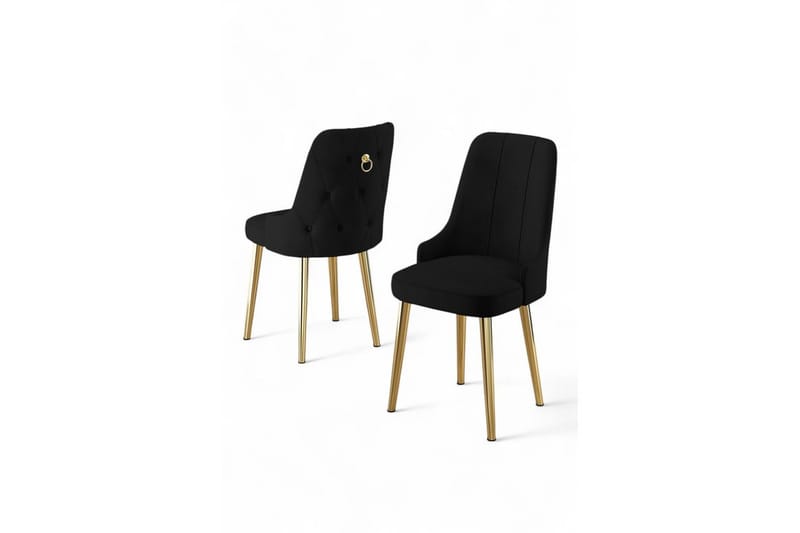 Spisestol Jebi Svart / Gull, Svart / Gull