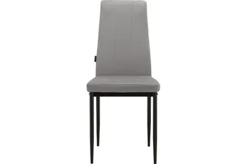 Spisestol Kelly Grå, Fløyel - Grå, Fløyel - Møbler - Stoler - Spisestuestoler & kjøkkenstoler