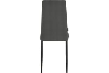 Spisestol Kelly Svart, PU - Svart, PU - Møbler - Stoler - Spisestuestoler & kjøkkenstoler