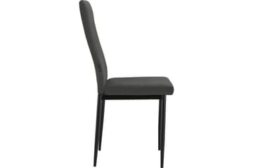 Spisestol Kelly Svart, PU - Svart, PU - Møbler - Stoler - Spisestuestoler & kjøkkenstoler