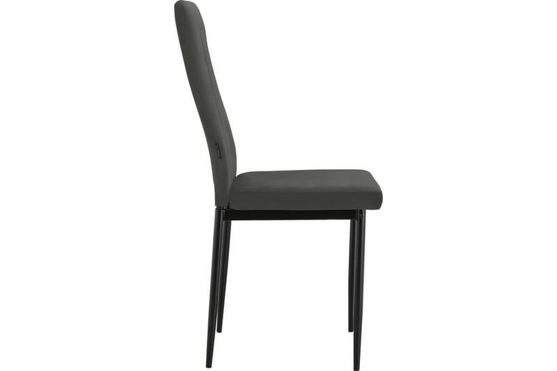 Spisestol Kelly Svart, PU - Svart, PU - Møbler - Stoler - Spisestuestoler & kjøkkenstoler