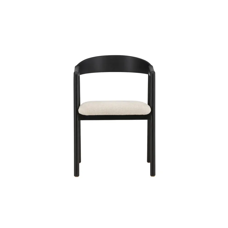 Spisestol Langøen - Svart - Møbler - Stoler - Spisestuestoler & kjøkkenstoler