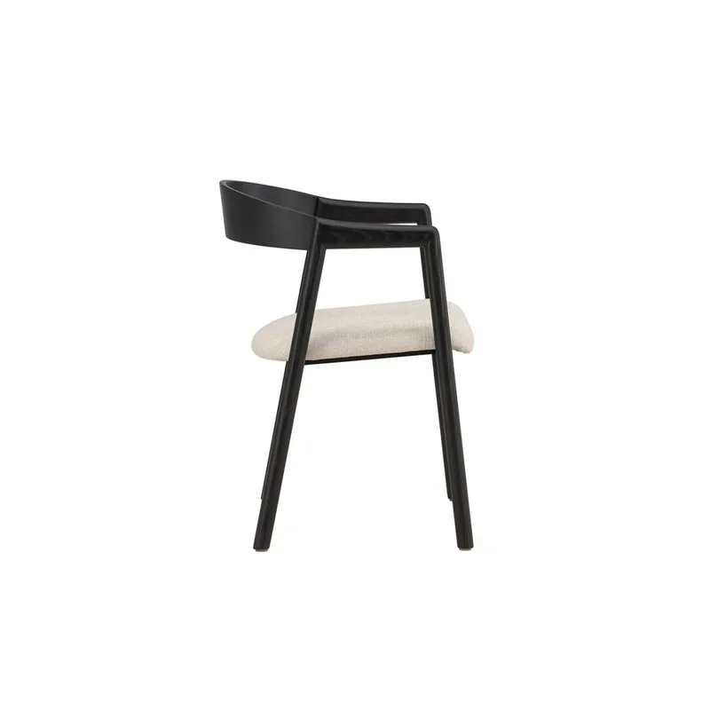 Spisestol Langøen - Svart - Møbler - Stoler - Spisestuestoler & kjøkkenstoler