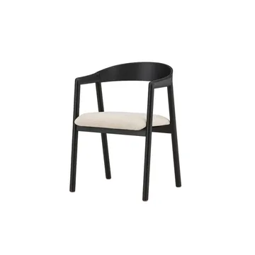 Spisestol Langøen - Svart - Møbler - Stoler - Spisestuestoler & kjøkkenstoler