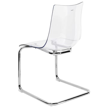 Spisestol Marshall 2-pakning - Transparent, Sølv - Møbler - Stoler - Spisestuestoler & kjøkkenstoler