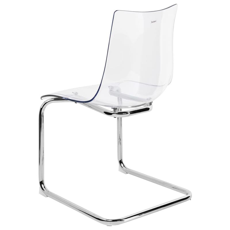 Spisestol Marshall 2-pakning - Transparent, Sølv - Møbler - Stoler - Spisestuestoler & kjøkkenstoler