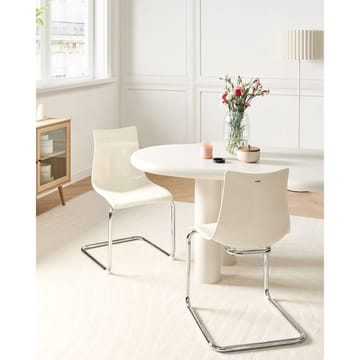 Spisestol Marshall 2-pakning - Hvit, Sølv - Møbler - Stoler - Spisestuestoler & kjøkkenstoler