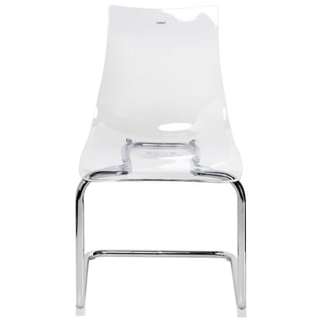 Spisestol Marshall 2-pakning - Transparent, Sølv - Møbler - Stoler - Spisestuestoler & kjøkkenstoler
