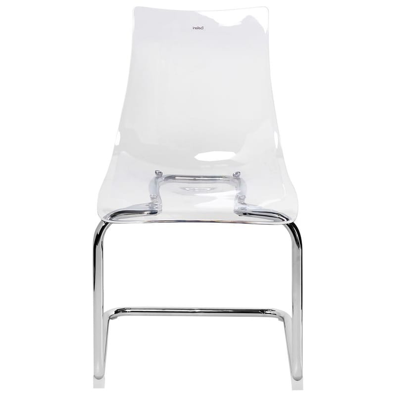 Spisestol Marshall 2-pakning - Transparent, Sølv - Møbler - Stoler - Spisestuestoler & kjøkkenstoler