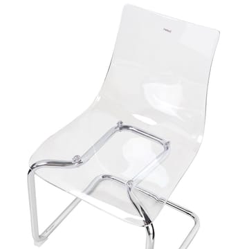 Spisestol Marshall 2-pakning - Transparent, Sølv - Møbler - Stoler - Spisestuestoler & kjøkkenstoler