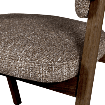 Spisestol med armlener Tunar - Brun melange - Møbler - Stoler - Karmstol