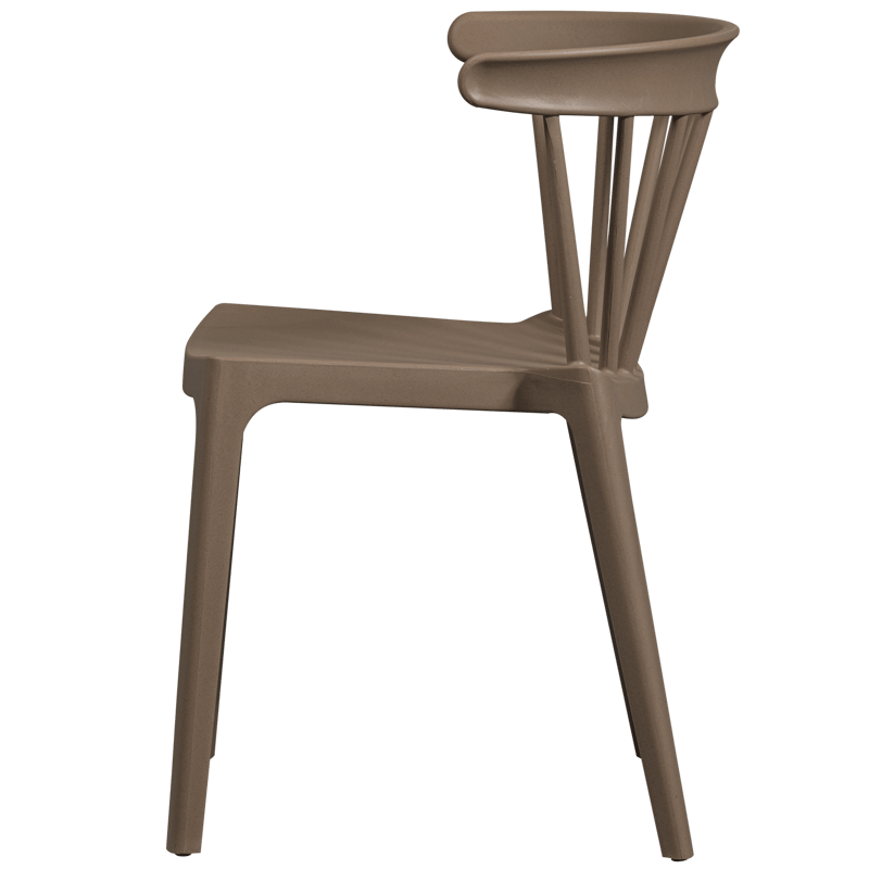 Spisestol med spiler Bliss utendørs - Brun melange - Møbler - Stoler - Spisestuestoler & kjøkkenstoler