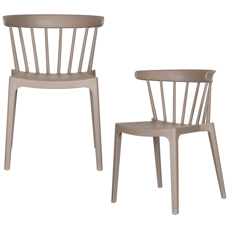 Spisestol med spiler Bliss utendørs - Taupe - Møbler - Stoler - Spisestuestoler & kjøkkenstoler