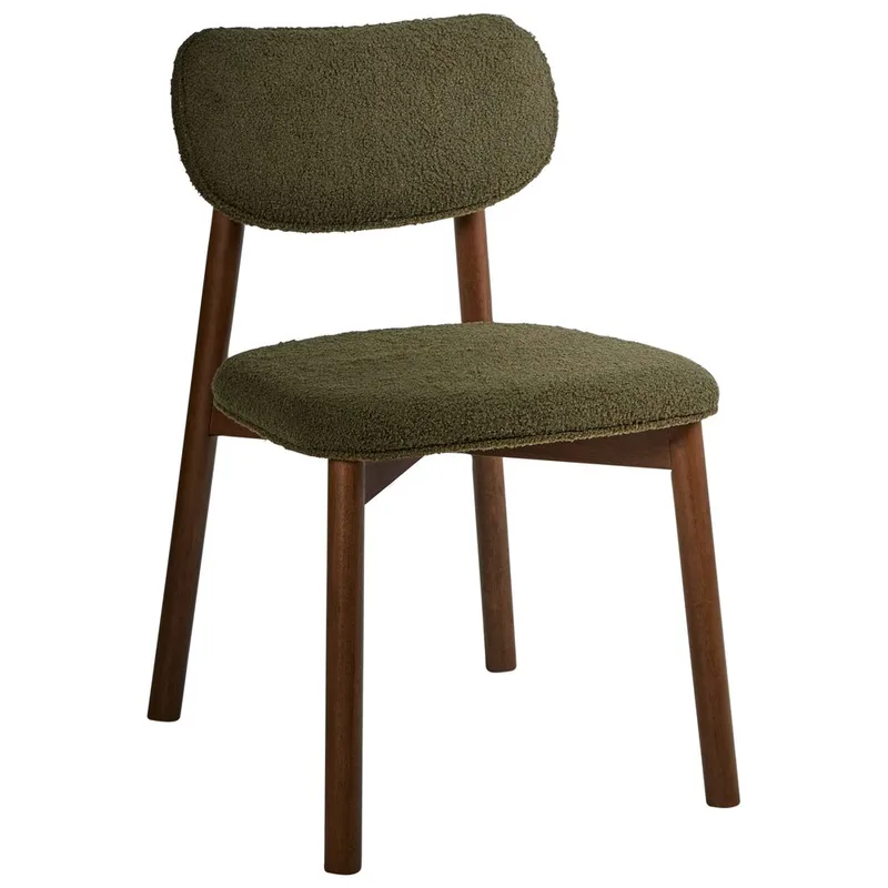 Spisestol Mills 2-pakning - Brun, Grønn - Møbler - Stoler - Spisestuestoler & kjøkkenstoler
