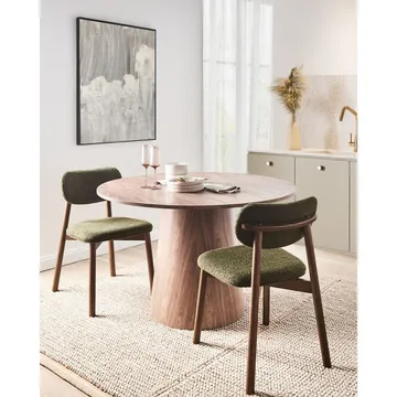 Spisestol Mills 2-pakning - Brun, Grønn - Møbler - Stoler - Spisestuestoler & kjøkkenstoler