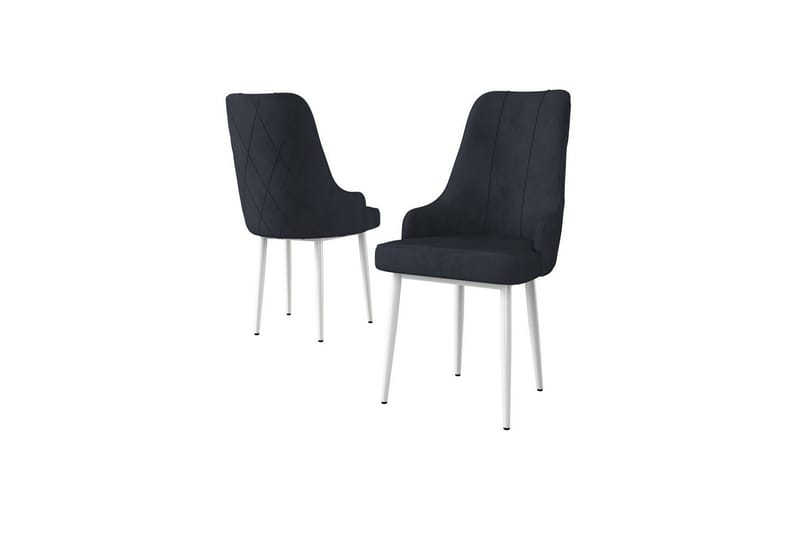 Spisestol Mobarkar Antrasitt / Hvit, Antrasitt / Hvit