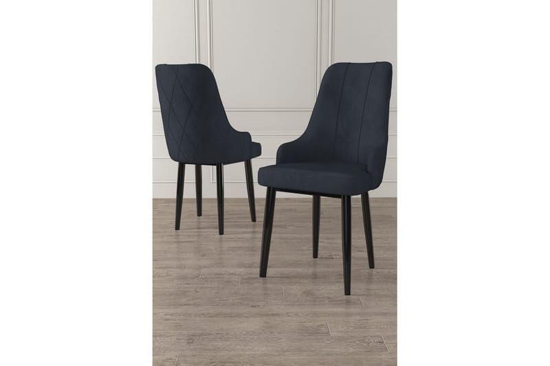 Spisestol Mobarkar Antrasitt / Svart - Antrasitt / Svart - Møbler - Stoler - Spisestuestoler & kjøkkenstoler